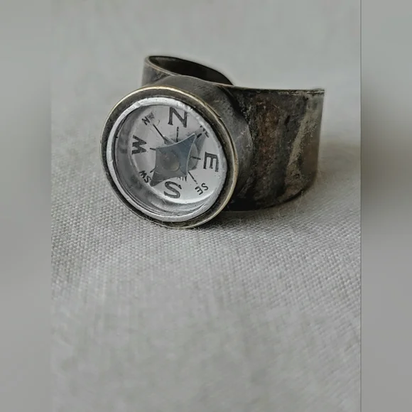 Vintage Working Compass Ring - Picture 5 of 9